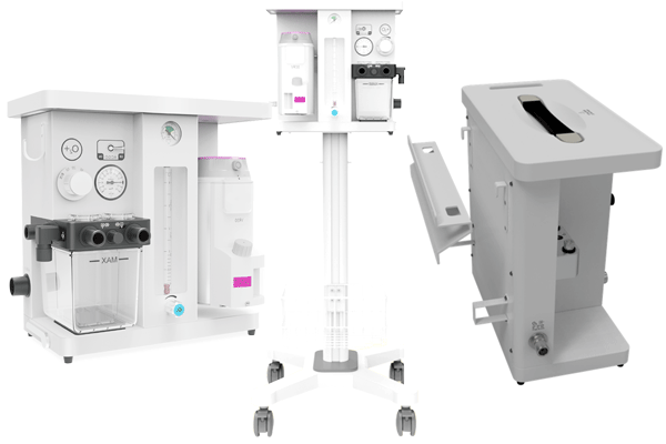 ветеринарный настенный наркозный аппарат