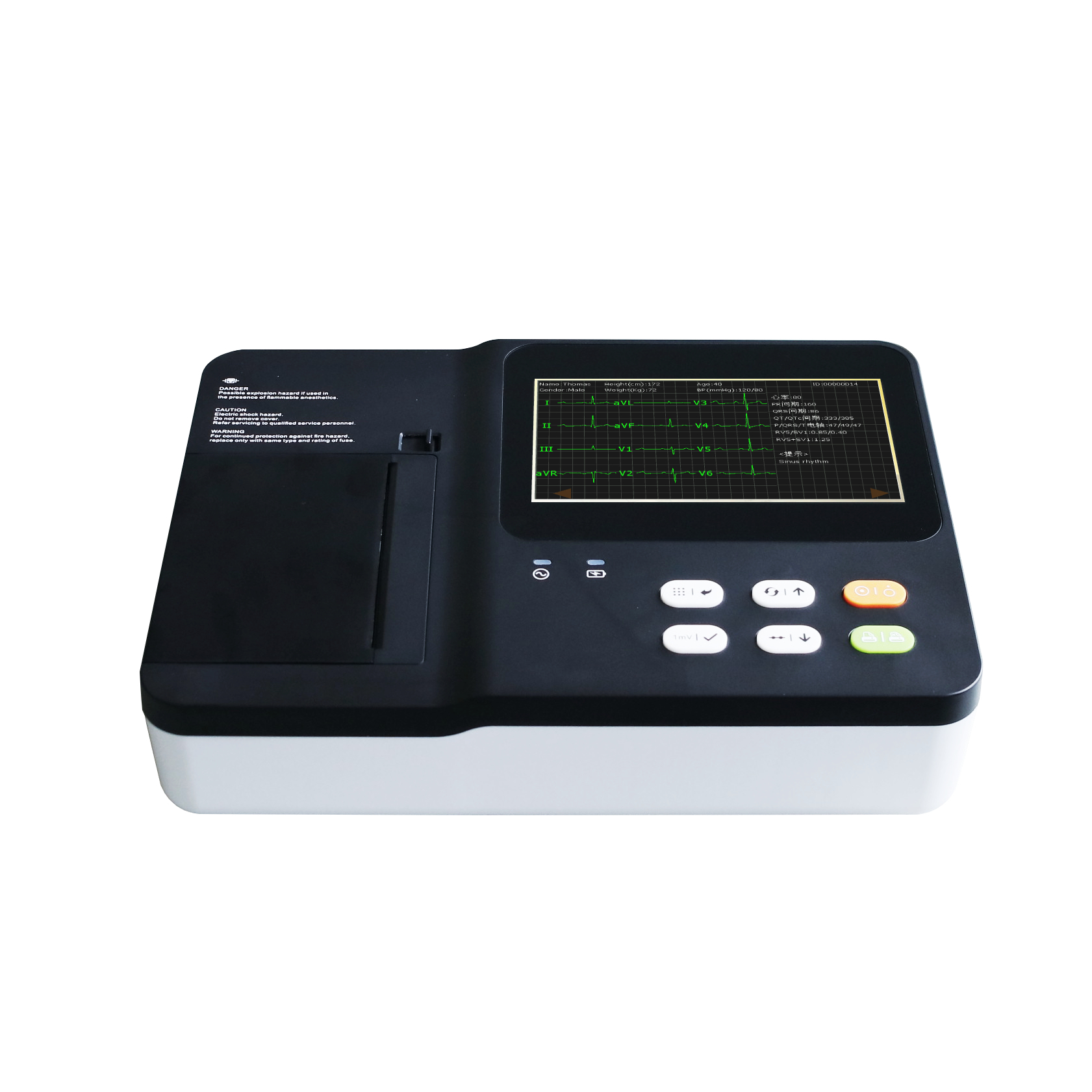 3-Channel Veterinary ECG System