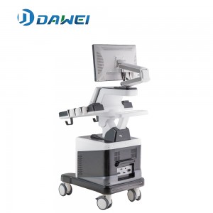 Moderno carrello veterinario color doppler ad ultrasuoni