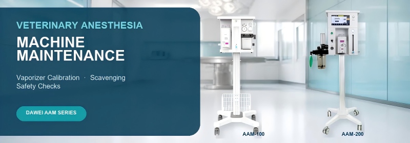 Dawei AAM-100 and AAM-200 veterinary anesthesia machines