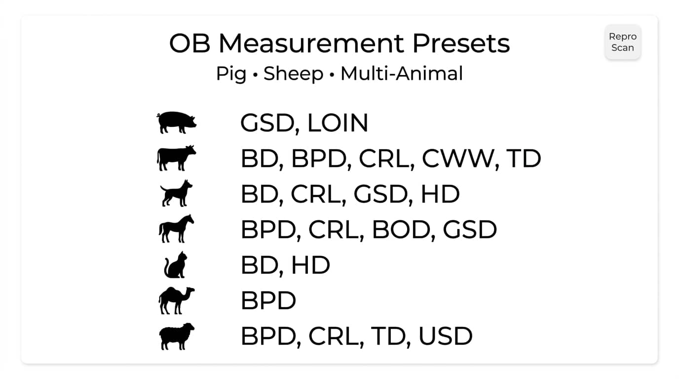 OB Measurement Presets