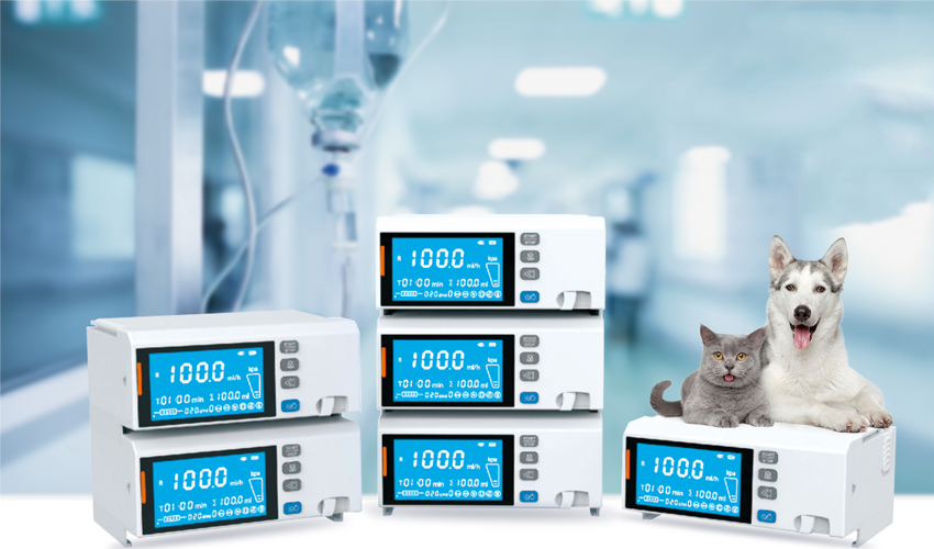 Infusionspumpe für die Veterinärmedizin